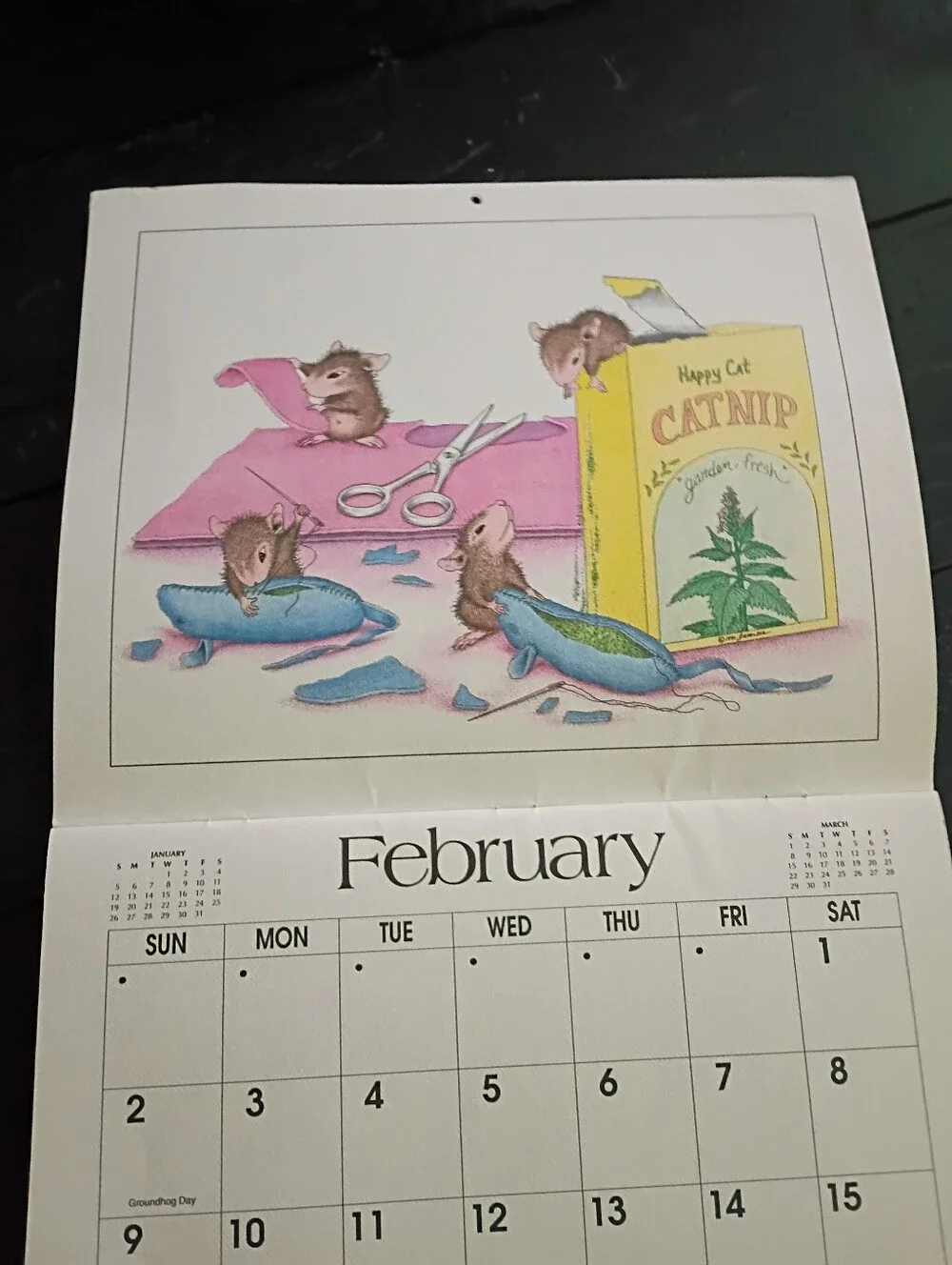 House Mouse Designs 1992 Calendar Ephemera Ellen Jareckie